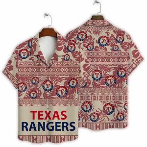 Texas Rangers Hawaiian Shirt - Island Heritage Collection