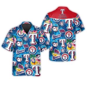 Texas Rangers Hawaiian Shirt - Island Spirit Design For Fans
