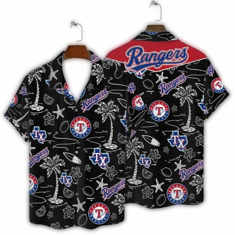 Texas Rangers Island Vibes Tropical Hawaiian Shirt 1