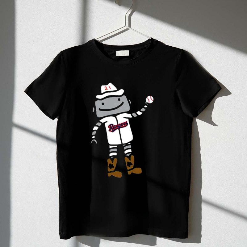 Texas Rangers Jason Robertson Robo Multisport Athlete Baseball Robot T Shirt t shirt 1 1