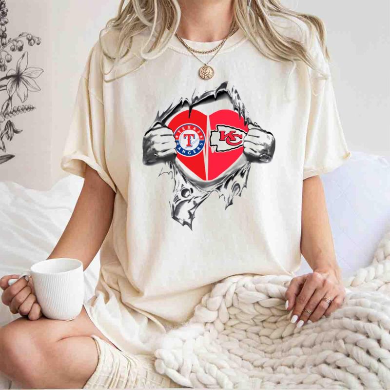Texas Rangers Kansas City Chiefs Heartbreaking Loyalty T Shirt t shirt 1 1