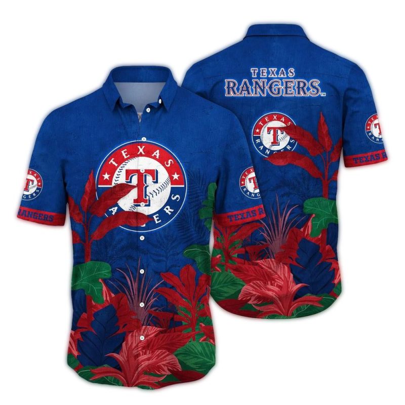 Texas Rangers Landscape Vintage Hawaiian Shirt 1
