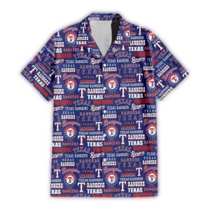 Texas Rangers Logo Hawaiian Shirt - Vibrant & Stylish Summer Apparel