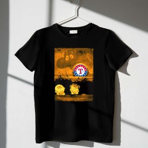 Texas Rangers Charlie Brown Halloween Pumpkin Patch T-Shirt