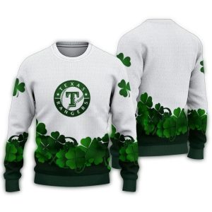 Texas Rangers St Patrick Ugly Sweater