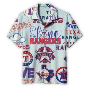 Texas Rangers Hawaiian Shirt - Summer Breeze Style For Fans