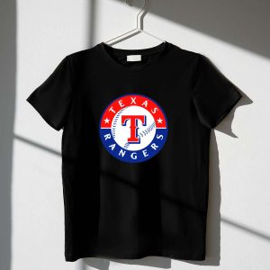 Texas Rangers Baseball Tee - Red, White & Blue Star Emblem T-Shirt