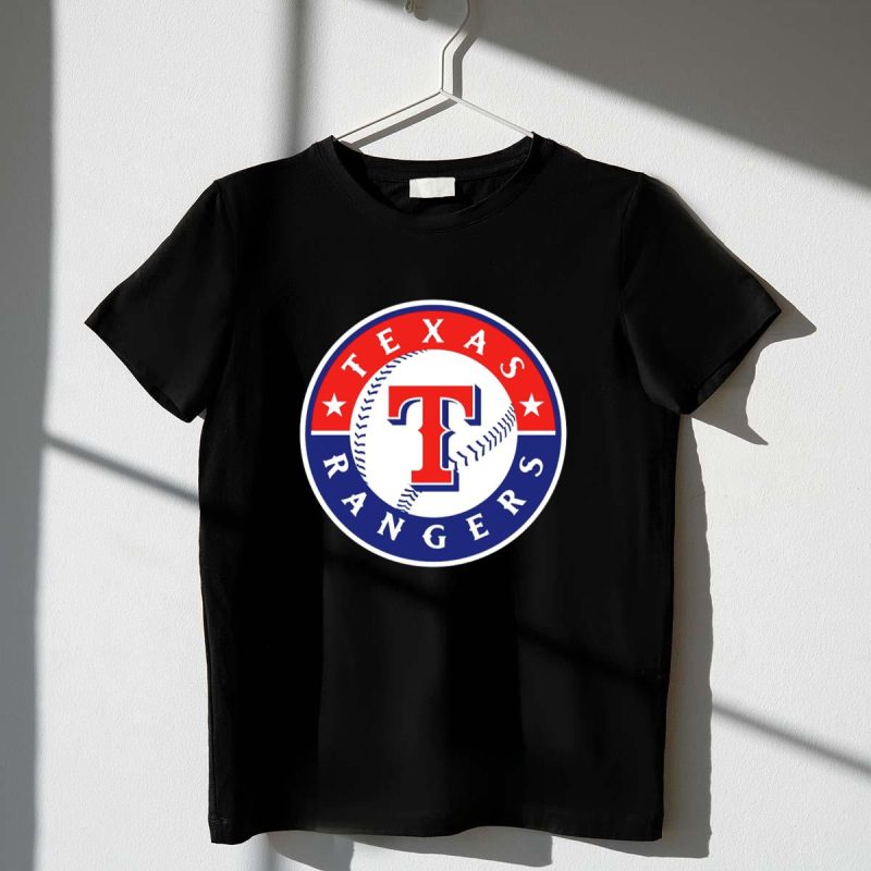 Texas Rangers T Logo Baseball Emblem with Stars T Shirt t shirt 1 1