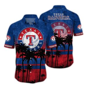 Texas Rangers Tropical Sunset Hawaiian Shirt For Men & Women