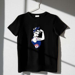 Texas Rangers Strong Girl T-Shirt - Unbreakable Spirit Design
