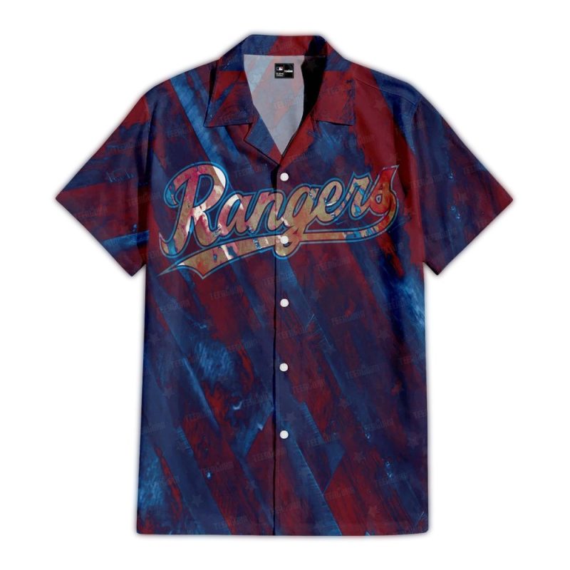 Texas Rangers Vintage Hawaiian Shirt 1