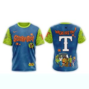 Texas Rangers X Scooby Doo All-Over Print T-Shirt