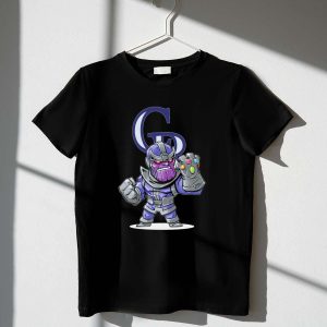 Thanos Colorado Rockies Infinity Gauntlet T-Shirt – Cool Crossover Design