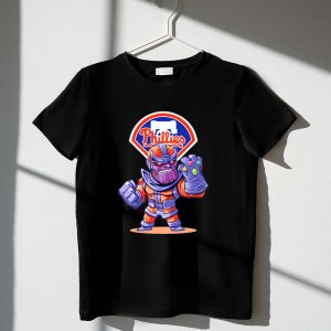 Thanos Inspired Philadelphia Phillies Colors MLB T-Shirt for Superhero Fans