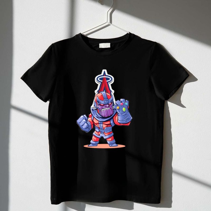 Thanos Los Angeles Angels Infinity Gauntlet Crossover Fan T Shirt t shirt 1 1