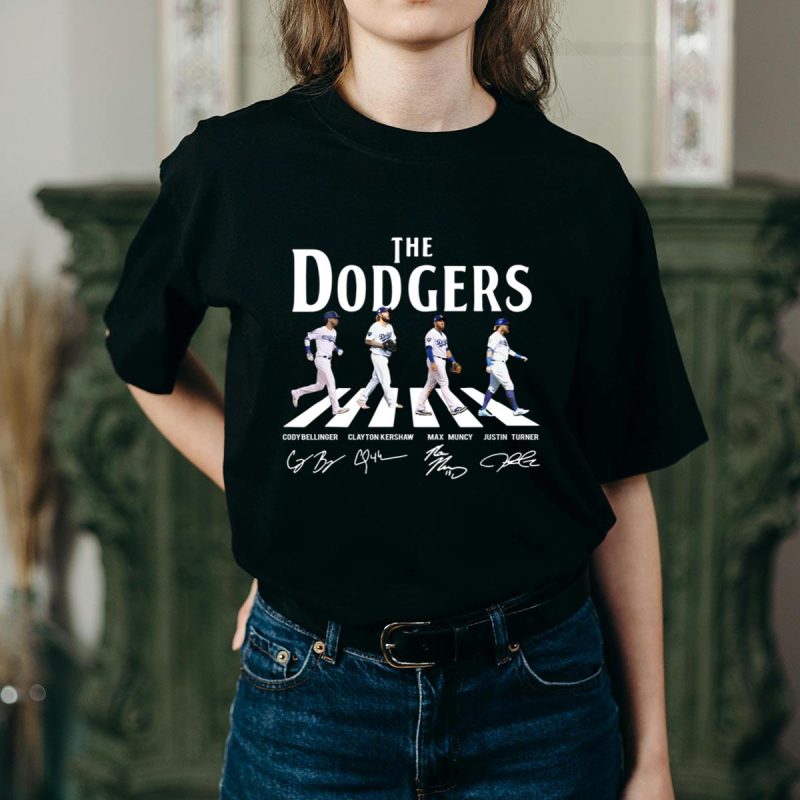 Los Angeles Dodgers Abbey Road Signatures T-Shirt for Fans - Image 2