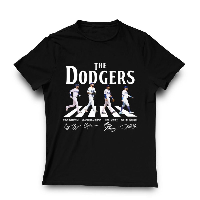 Los Angeles Dodgers Abbey Road Signatures T-Shirt for Fans - Image 3