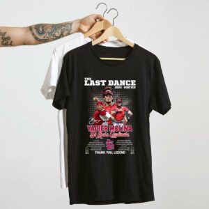 The Last Dance 2004 Yadier Molina St Louis Cardinals Graphic T-Shirt