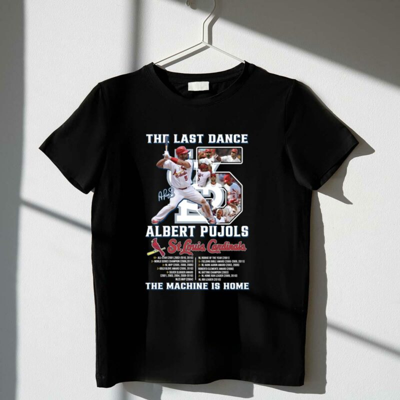 Albert Pujols St Louis Cardinals Last Dance Graphic T-Shirt – Unisex Gift - Image 4