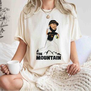Felix Bautista 74 Baltimore Orioles Pitcher T-Shirt By The Mountain