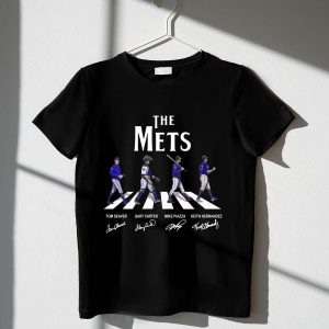 New York Mets Abbey Road 2021 Signatures T-Shirt For Fans