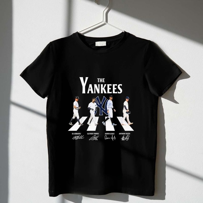 The New York Yankees Baseball Players Abbey Road Signatures Shirt t shirt 1 1