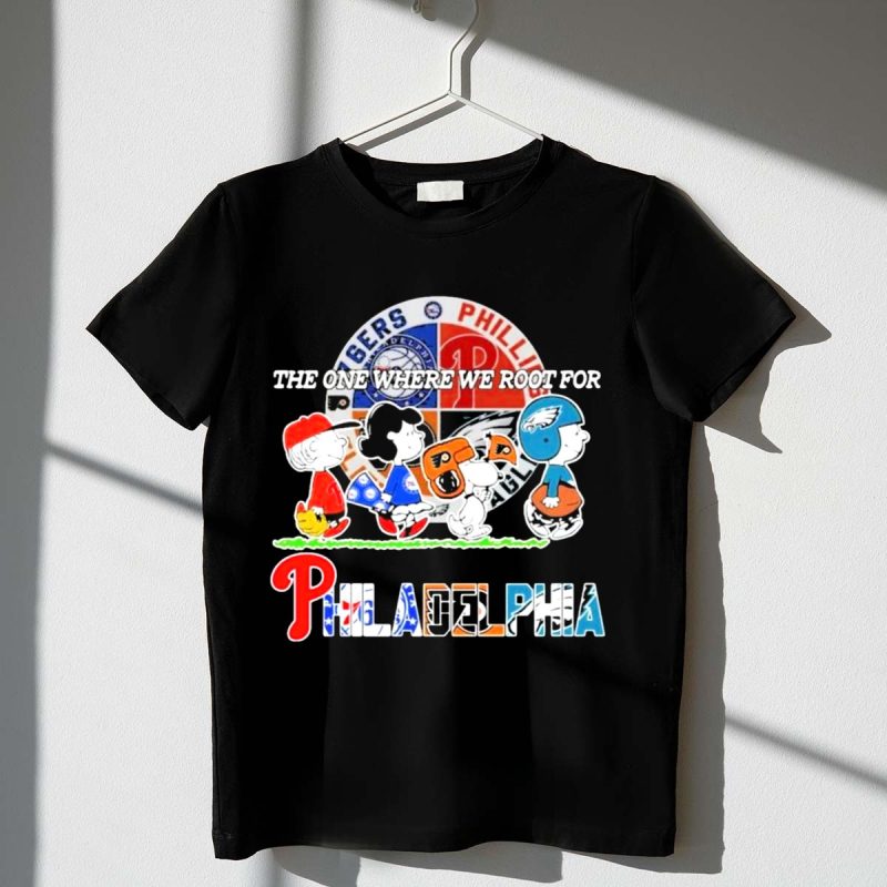 Philadelphia Sports Fan T-Shirt – Support Phillies, 76ers, Eagles, Flyers