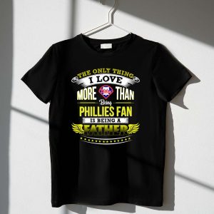 Fatherhood & Phillies Pride: Fun Father's Day T-Shirt for Dads