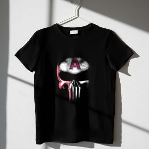 Los Angeles Angels Punisher Skull T-Shirt For Iconic Fans