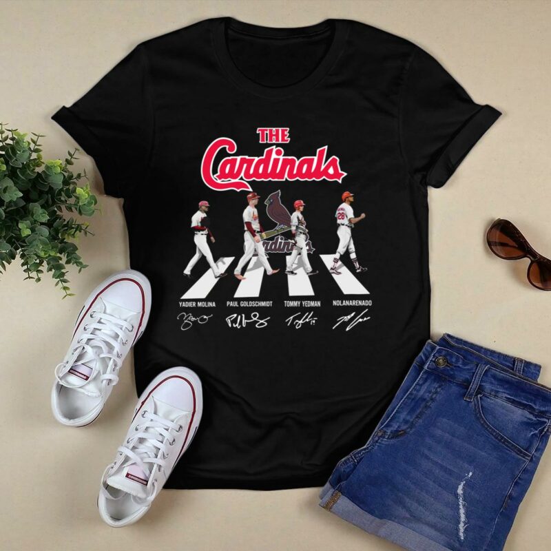 St Louis Cardinals Abbey Road Graphic T-Shirt – Unisex Baseball Tee - Image 5