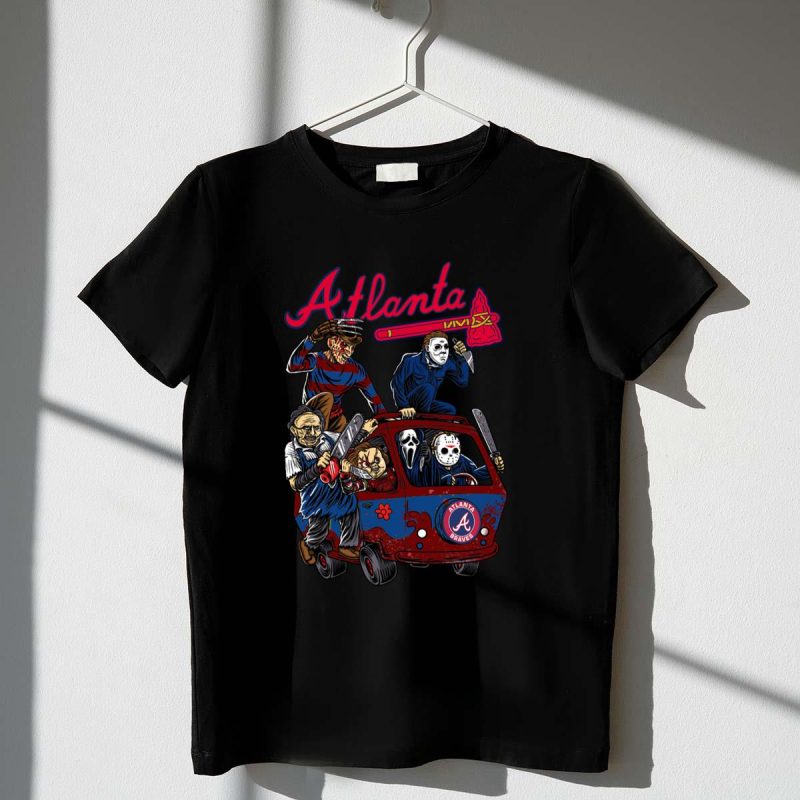 Atlanta Braves Horror T-Shirt - The Killers Club Graphic Tee