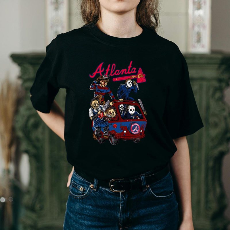 Atlanta Braves Horror T-Shirt - The Killers Club Graphic Tee - Image 2
