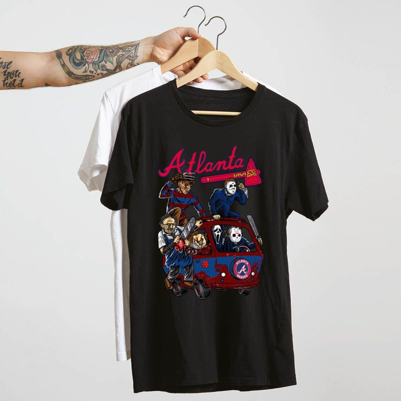 Atlanta Braves Horror T-Shirt - The Killers Club Graphic Tee - Image 4