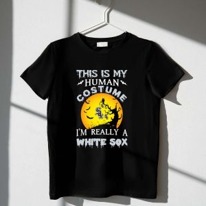 Chicago White Sox Halloween T-Shirt - This Is My Human Costume