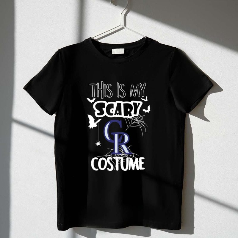 This Is My Scary CR Costume Colorado Rockies Halloween T Shirt t shirt 1 1