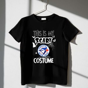 Toronto Blue Jays Halloween T-Shirt - This Is My Scary Costume