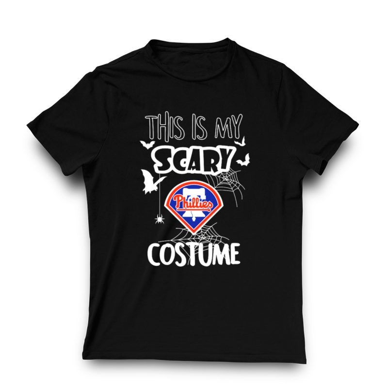 Scary Phillies Halloween Costume T-Shirt - Ideal for Phillies Fans! - Image 3