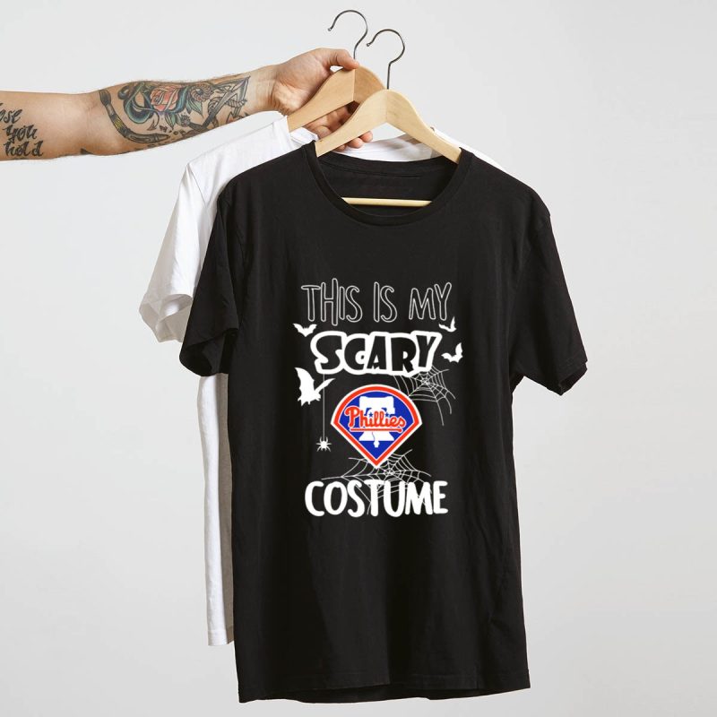 Scary Phillies Halloween Costume T-Shirt - Ideal for Phillies Fans! - Image 4