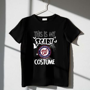 Scary Washington Nationals Costume T-Shirt For Halloween Fun