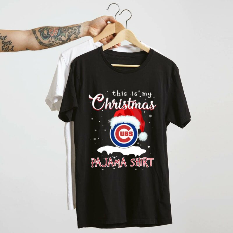 This is my christmas chicago cubs pajama christmas shirt t shirt 4 4.jpg