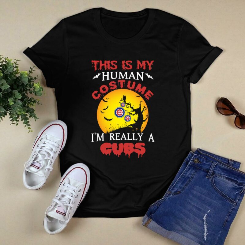 This is my human costume really a chicago cubs halloween shirt t shirt 0.jpg