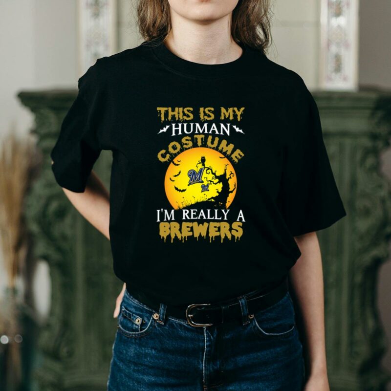 This is my human costume really a milwaukee brewers halloween shirt t shirt 2 2.jpg