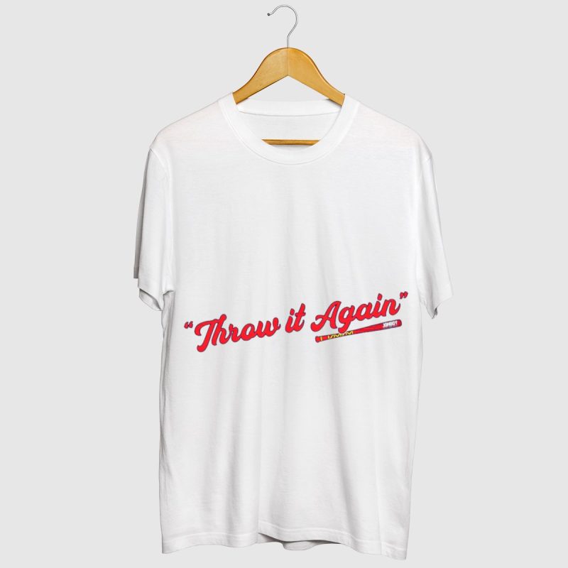 Atlanta Braves Jomboy Throw It Again T-Shirt - Stylish Fan Apparel - Image 2