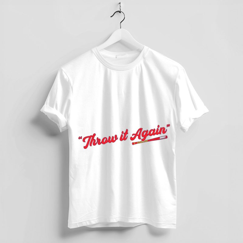 Atlanta Braves Jomboy Throw It Again T-Shirt - Stylish Fan Apparel - Image 4