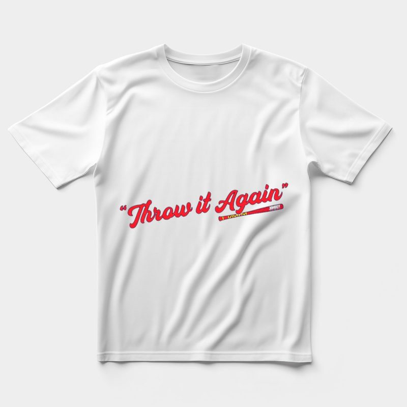 Atlanta Braves Jomboy Throw It Again T-Shirt - Stylish Fan Apparel - Image 5