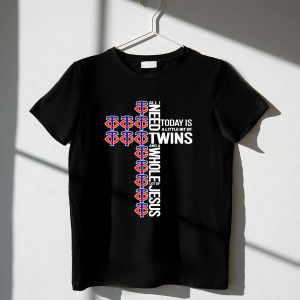 Minnesota Twins Jesus Cross T-Shirt - Perfect For Faithful Fans