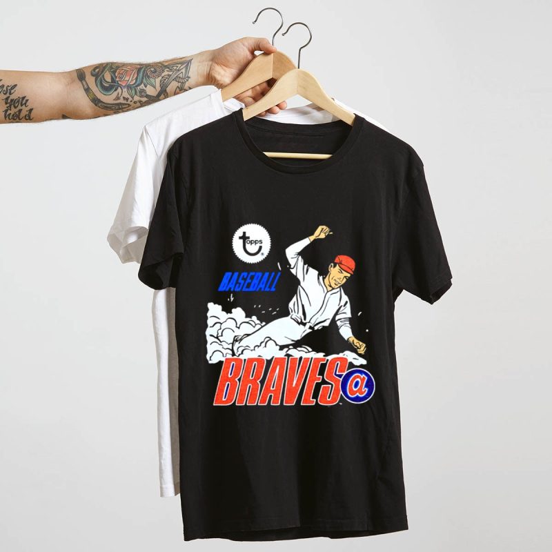Atlanta Braves Topps Baseball T-Shirt - Official Team Apparel - Image 4