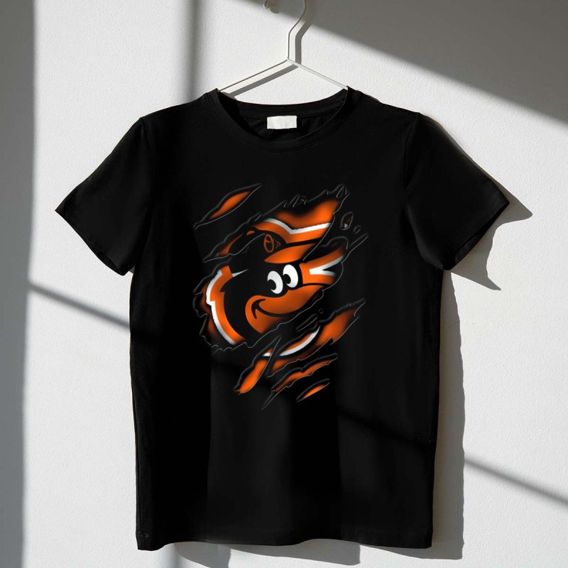 Torn Baltimore Orioles Cartoon Bird T Shirt t shirt 1 1