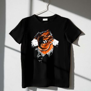 Baltimore Orioles Torn Hands Graphic T-Shirt For Fans