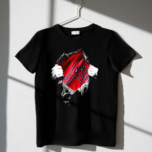 Atlanta Braves Torn V2 Logo T-Shirt - Stylish Fan Apparel